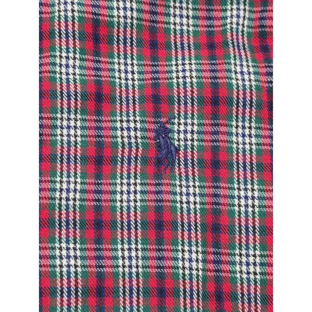 Ralph Lauren Shirt Boys Size 4T Button Up Long Sleeve Youth Plaid Dress